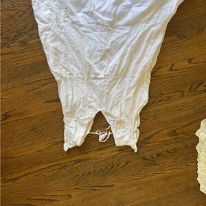 White Drawstring Skirt